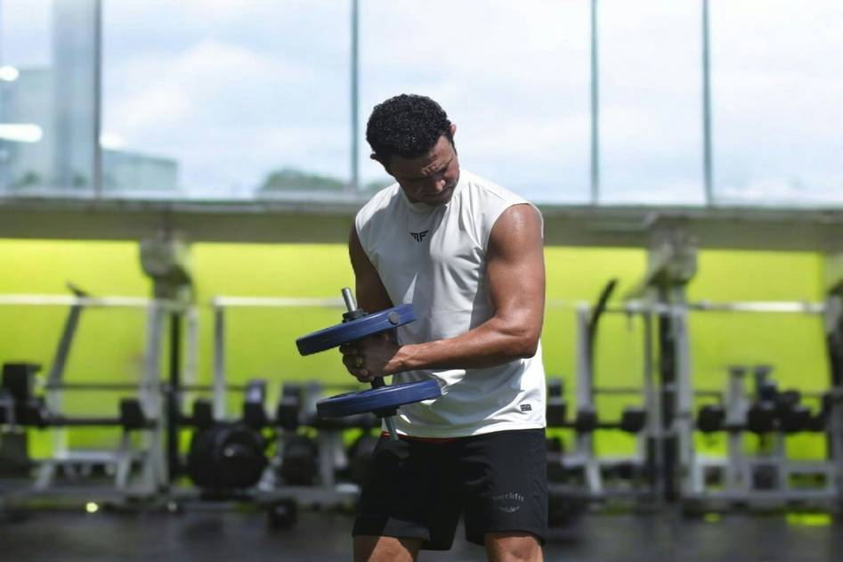 Water aerobics class in a pool for weight loss and fitness